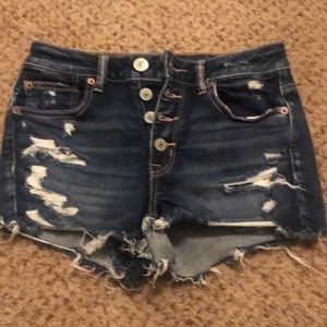 American eagle Distressed shorts